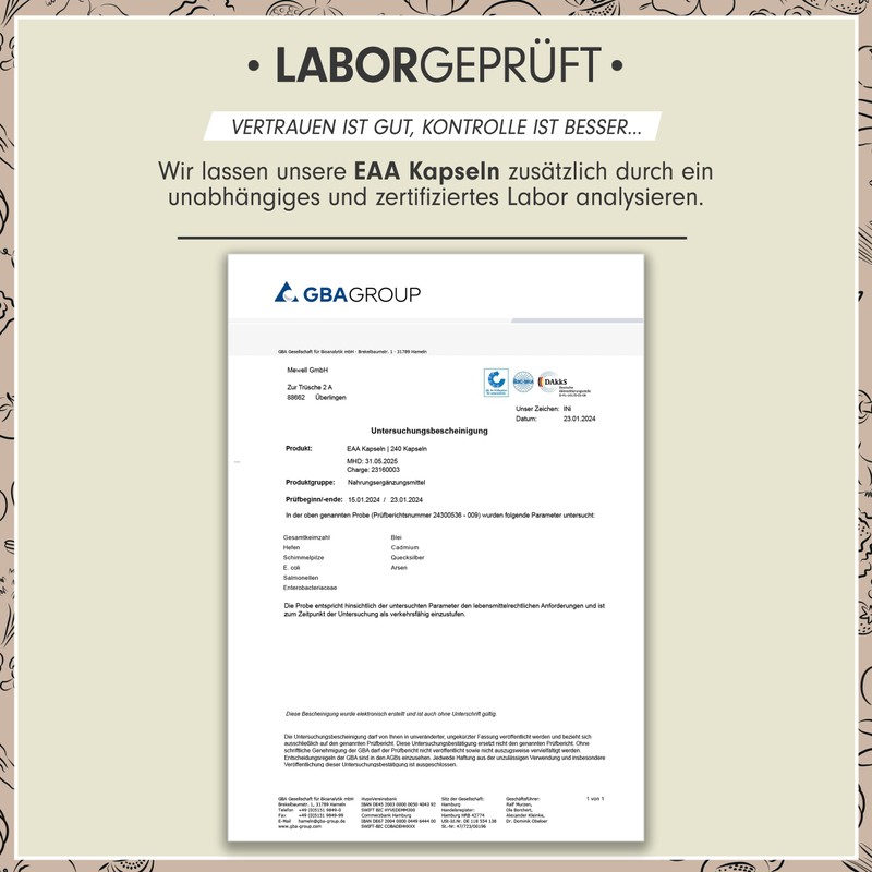 EAA Capsules High Dose 2 x 240 Giga Caps Each