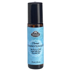 Fabulous Frannie 5th Chakra Throat Communicate Pre-diluted ROLL ON Made with Pure Essential Oils .33oz (10ml)