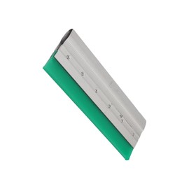 Aluminum Screen Printing Squeegee, 75 Durometer Ink Squeegee Scraper for Screen Printing, Size 30cm V-Cut Blade