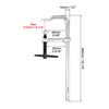 QWORK 8" Heavy Duty F Clamp, 4 Pack Drop-forged Bar