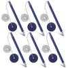 Pasimy 6 Pcs Secure Pen with Adhesive Pen Chain and