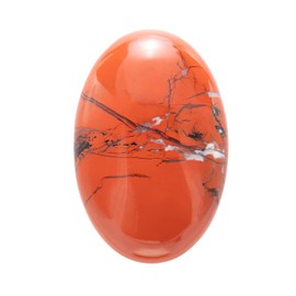 GEMMYDREAM 2.4'' Red Jasper Healing Crystals Palm Stone Worry Stone, Natural Polished Stone for Massage, Reiki, Stress Relief, and Balancing Meditation Accessories