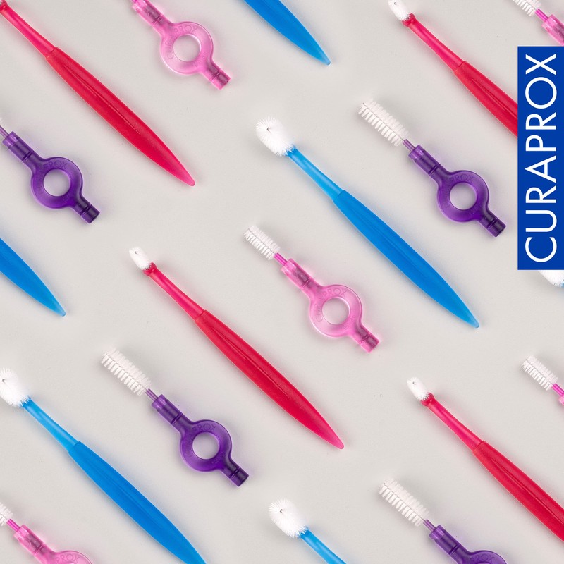 Curaprox interdental Brushes CPS 410 perio, Refill, 5 Pieces, Blue,