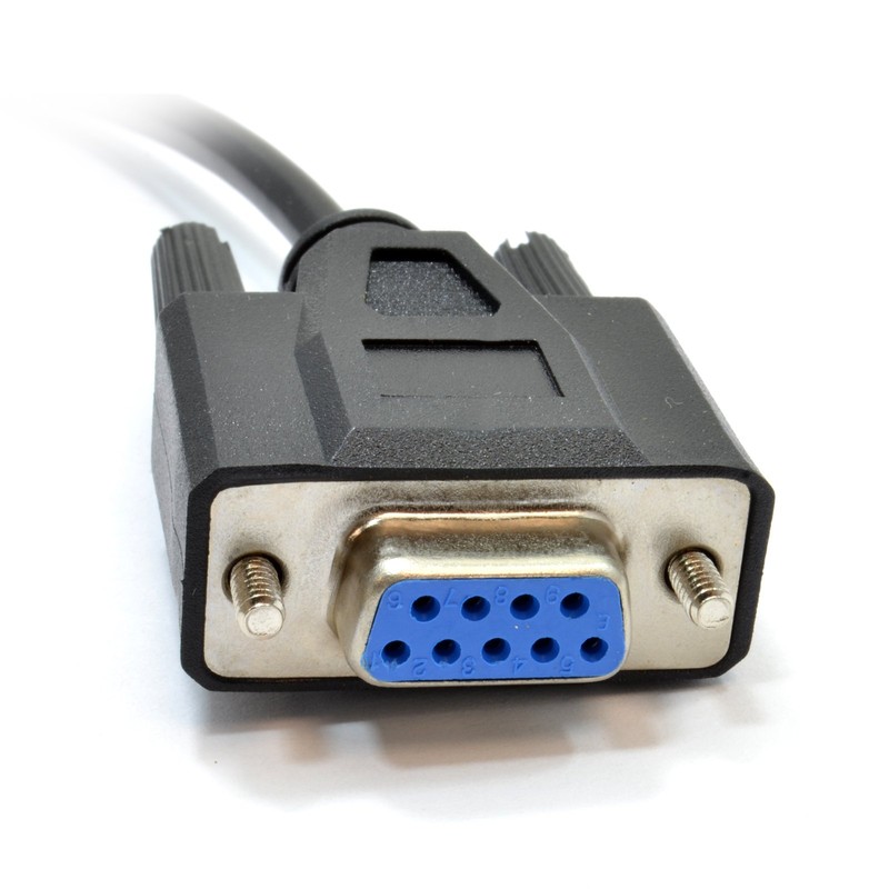 9-Pin DB9 Serial RS232 Null Modem High Speed Shielded Cable