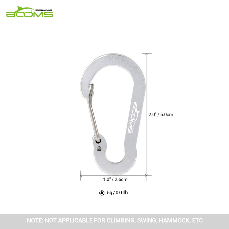 Booms Fishing CC1 Multi-Use Carabiner Clips
