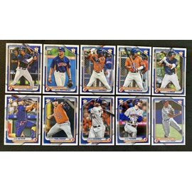 2024 Topps Bowman Paper Team Set Base and Prospects - Houston Astros