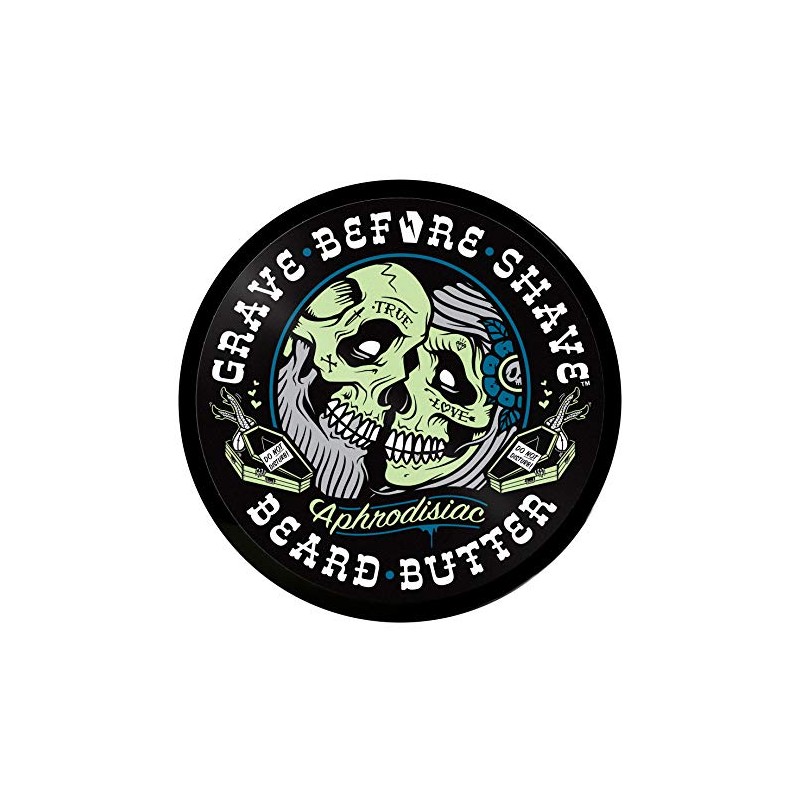Grave Before Shave Leather/Cedar-wood scent Beard Conditioning Butter 4 oz.