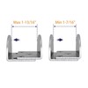 JUBEST Sliding Barn Door Floor Guide, Floor Mounted Sliding Door