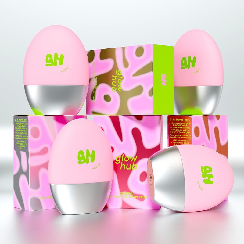 Glow Hub Hy Glaze Face Frosting Serum Drops with Niacinamide
