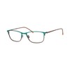 Marie Claire MC6213 Square Blue Light Filtering Reading Glasses Teal