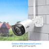 Hiseeu 2K Outdoor Security Camera Bullet, 2-Way Audio, 3MP Surveillance