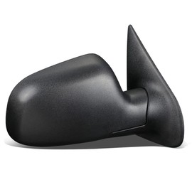 Auto Dynasty CH1321212 Factory Style Passenger Right Side Mirror - Manual Folding | Manual Adjust - Compatible with Jeep Grand Cherokee 99-04, Textured Black