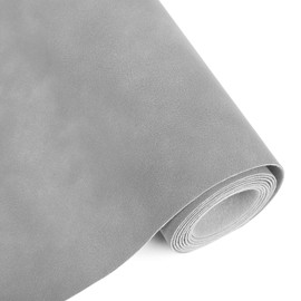 otoez Gray Suede Headliner Fabric with Foam Backing Material 60" x 72" Automotive/Home Micro-Suede Headliner Fabric for Car RV Boat Interior Replacement Repair DIY, Light Gray