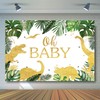 Avezano Oh Baby Dinosaur Backdrop for Boy Dinosaur Theme Baby