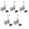 Jiozermi 5 Pack Cabinet Cam Locks Keyed Alike, 3/4" (20mm)