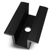 JANANO Centre Clamp Black [Pack of 10] Powder-Coated Aluminium -