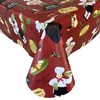 Newbridge Italian Red Bistro Chef Vinyl Flannel Backed Tablecloth, Novelty