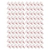 100Pcs Bunny Binder Clips Hollow Out Cute Strong Clamping Durable