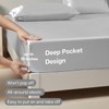 MR&HM Satin Fitted Sheet, Twin Size Silver Grey Fitted Sheet