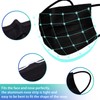 Black Masks Disposable, Black Face Masks for Adults - 4