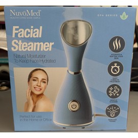 NUVOMED SPA SERIES FACIAL STEAMER NATURAL MOISTURIZER BLUE NEW IN BOX