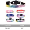 CHUKCHI Cat Collar Breakaway Bling Diamond Rhinestone with Bell Adjustable