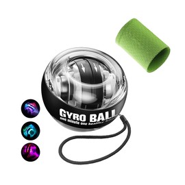KINGTLE Pelota de Giroscopio de Muñeca Gyro Ball Antebrazo Ejercitador Sirve para Descompresión Ejercicio Terapéuticos para Manos Sirve para Descompresión Aptitud Física