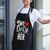 EUBEISAQI Couple Aprons for Valentine's Day | Adjustable Kitchen Couples