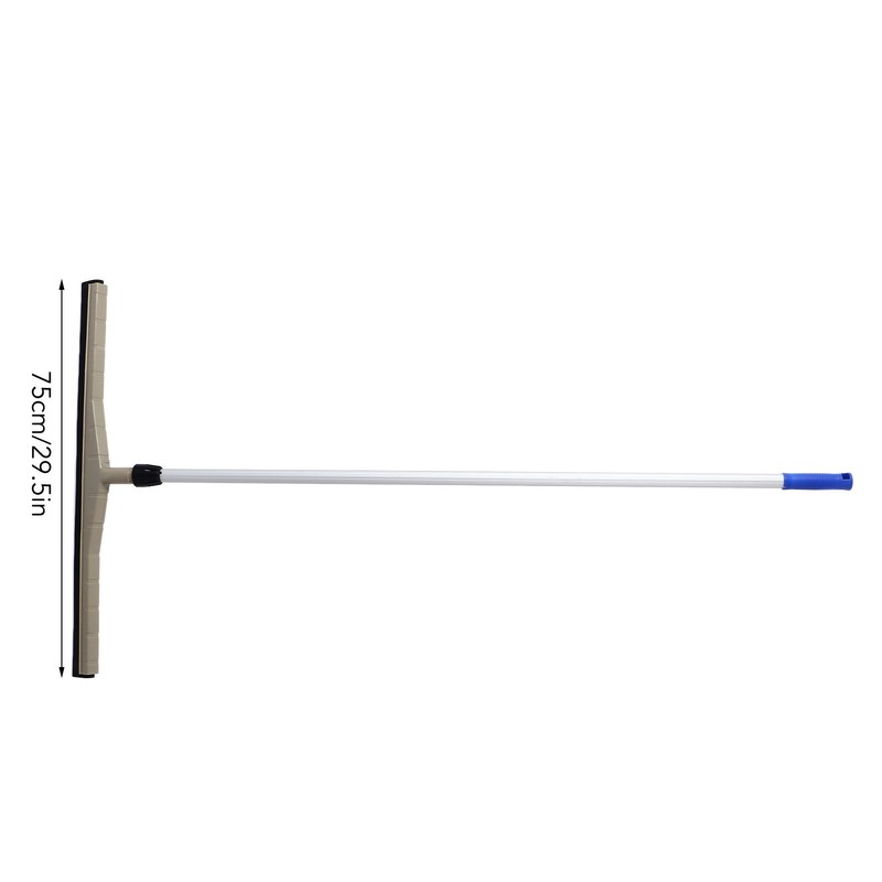 29.5in Floor Squeegee Broom Aluminum and Sponge Comfortable Grip Household