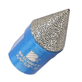 Diamond Beveling Chamfer Bits-Diamond Countersink Drill Bits-BRSCHNITT 4/5"(20mm) enlarging,polishing The exsit Holes for Marble Porcelain Tiles Granite with 5/8-11 Thread.