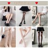 Senteria Knee High Socks, Lace, Long Stockings, Compression Socks, Black,