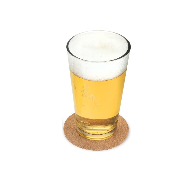 True Fabrications 3952 Bulk Buoyant Tabletop Cork Coasters, Natural