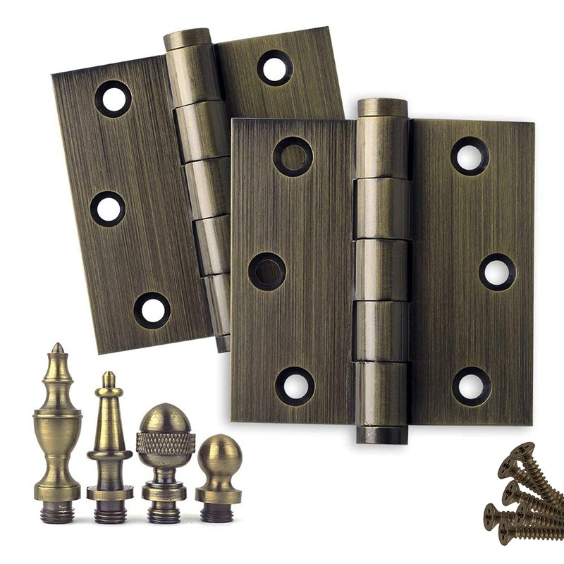 Embassy Door Hinge Solid Brass - 3 x 3 Inch,