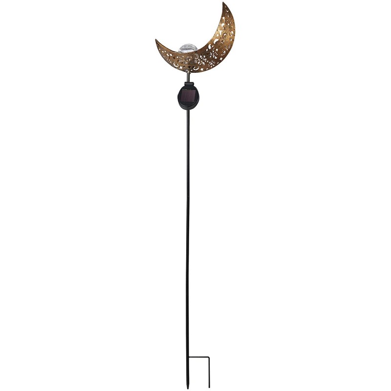 Lunartec Garden Decoration Solar: Solar Moon Light with RGB LEDs