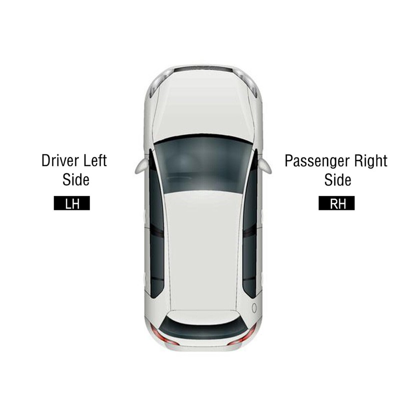 RH Passenger Side Mirror Glass Replacement Fit for 1997-2006 HONDA