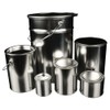 Empty tin, tin, paint can, paint can, made of tinplate,