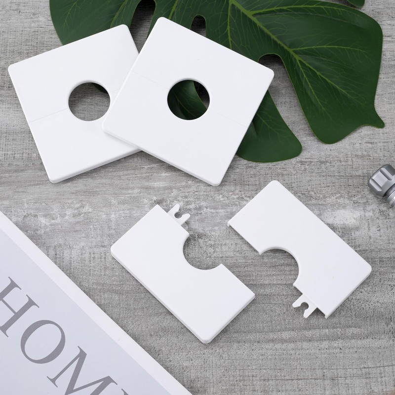 Joez Wonderful 3pcs Split Flange Toilet Pipe Flange Cover 28mm/1.1inch,