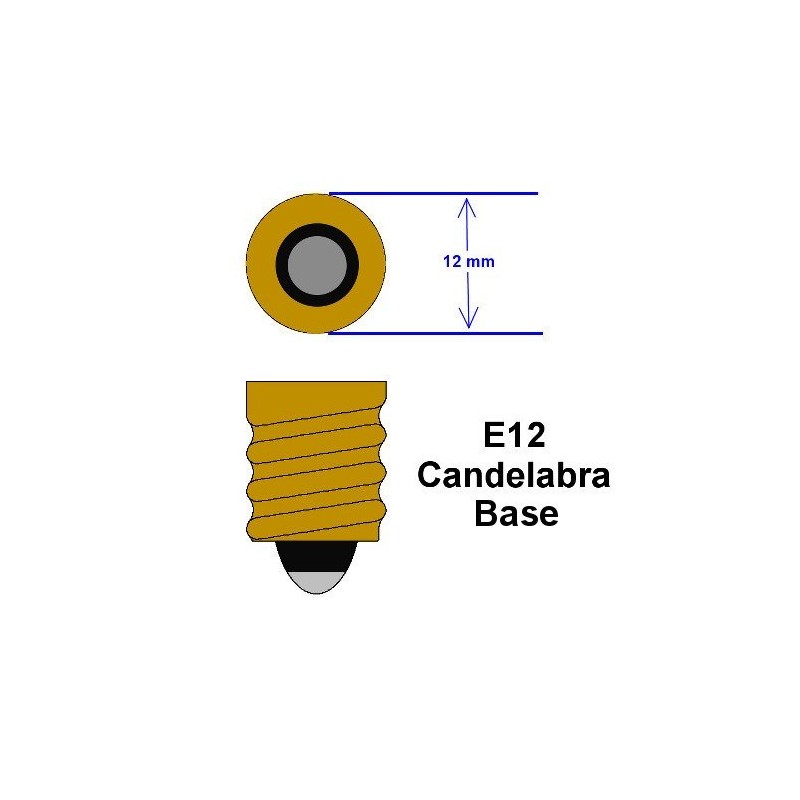 Bulbrite Incandescent C7 Candelabra Screw Base (E12) Light Bulb, 7