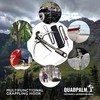 QUADPALM Grappling Hook and Black Rope 10M (32ft) - Multifunctional