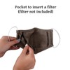 Lofbaz Fabric Mask Cotton Washable Reusable (River Stone - Pack