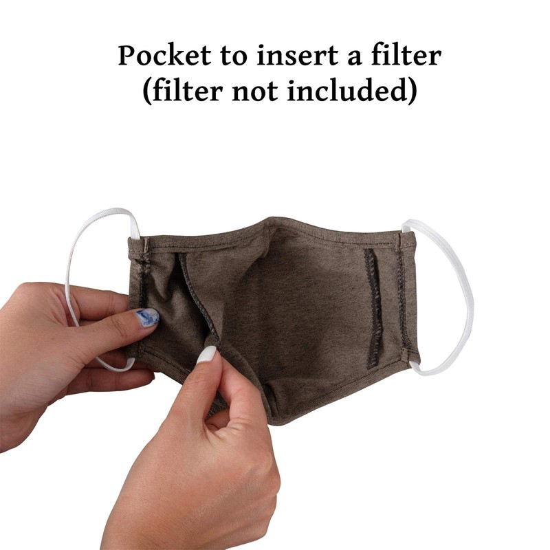 Lofbaz Fabric Mask Cotton Washable Reusable (River Stone - Pack