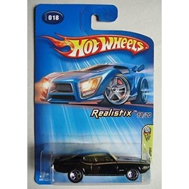 HOT WHEELS 2005 FIRST EDITIONS REALISTIX BLACK '69 PONTIAC GTO #18 5 SPOKE