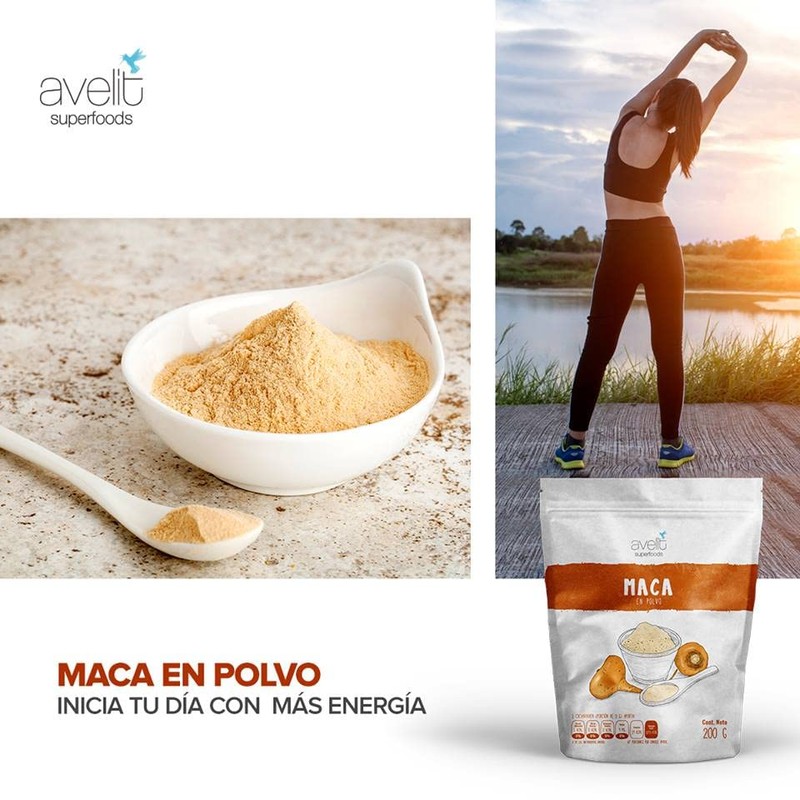 Maca en Polvo 200g 100% Natural Premium de Sin Aditivos