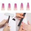 50 Pcs 100/180 Grit Nail Files for Acrylic Nails, Rectangle