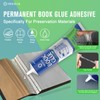Book Glue, 15ML x 4 Book Adhesive, Clear Book Binding