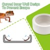3 Pack Small Reptile Feeding Bowl Ceramic Food and Water