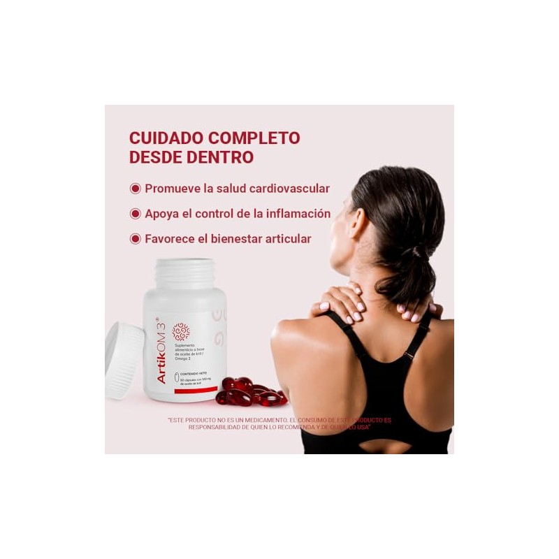 ArtikOM3 | Aceite de krill antártico puro | Omega 3