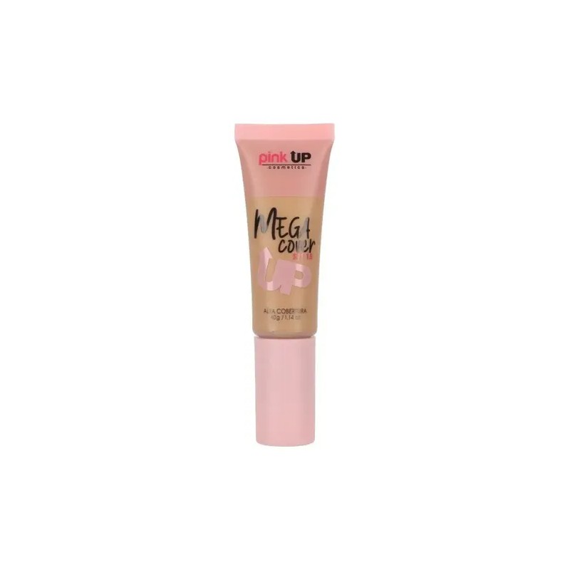 Base Líquida De Maquillaje Mega Cover Pink Up Original