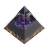 Positive Energy Pyramid 6cm Star Sky Tai Chi Healing Crystal