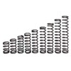 Spring Coil, Wire Diameter 1.0mm, OD 14mm, Length 25mm Stainless